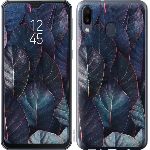 

Чехол на Samsung Galaxy M30 Листья v3 (04798)