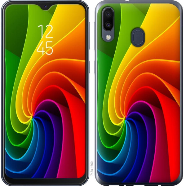 

Чехол на Samsung Galaxy M30 Радужный вихрь (04798)
