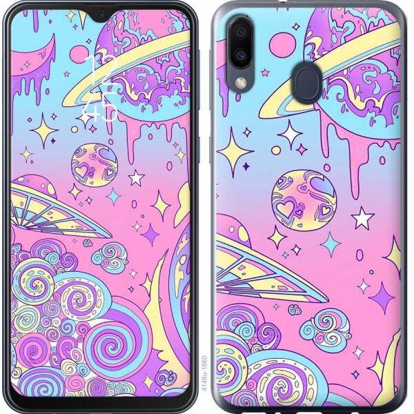 

Чехол на Samsung Galaxy M30 Розовая галактика (04798)