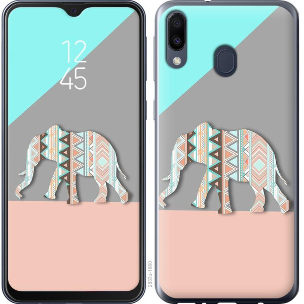 

Чехол на Samsung Galaxy M30 Узорчатый слон (04798)