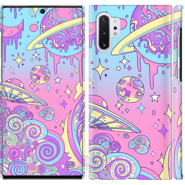 

Чехол на Samsung Galaxy Note 10 Plus Розовая галактика (04798)