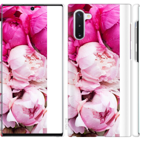 

Чехол на Samsung Galaxy Note 10 Розовые пионы (04798)