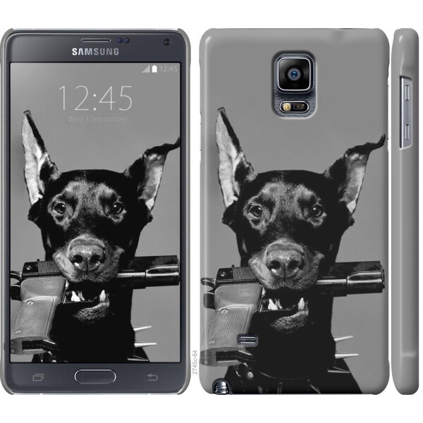 

Чехол на Samsung Galaxy Note 4 N910H Доберман (04798)