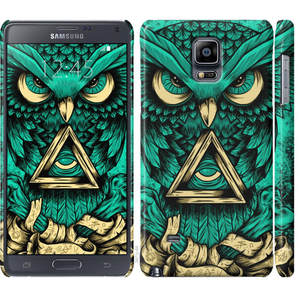

Чехол на Samsung Galaxy Note 4 N910H Сова Арт-тату (04798)