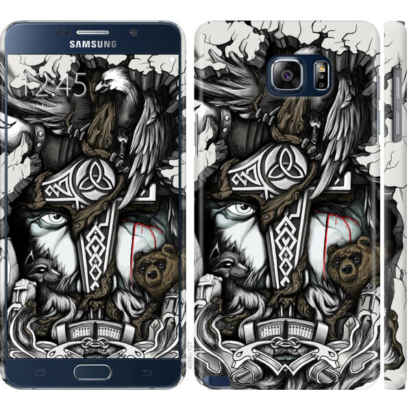 

Чехол на Samsung Galaxy Note 5 N920C Тату Викинг (04798)
