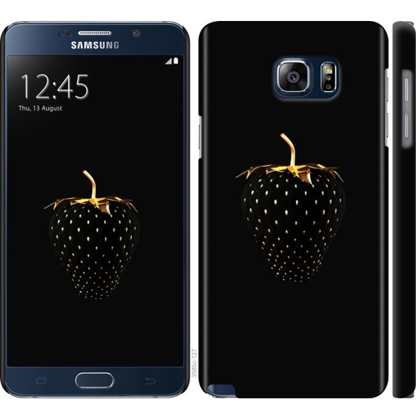 

Чехол на Samsung Galaxy Note 5 N920C Черная клубника (04798)