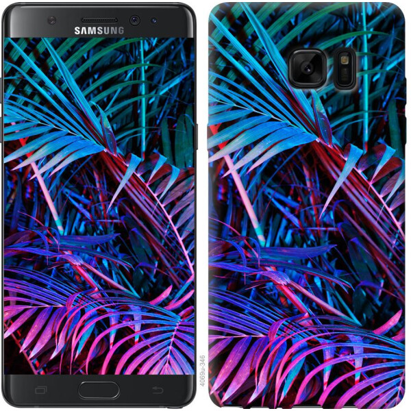 

Чехол на Samsung Galaxy Note 7 Duos N930F Папоротник под ультрафиолетом (04798)