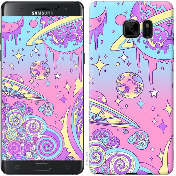 

Чехол на Samsung Galaxy Note 7 Duos N930F Розовая галактика (04798)