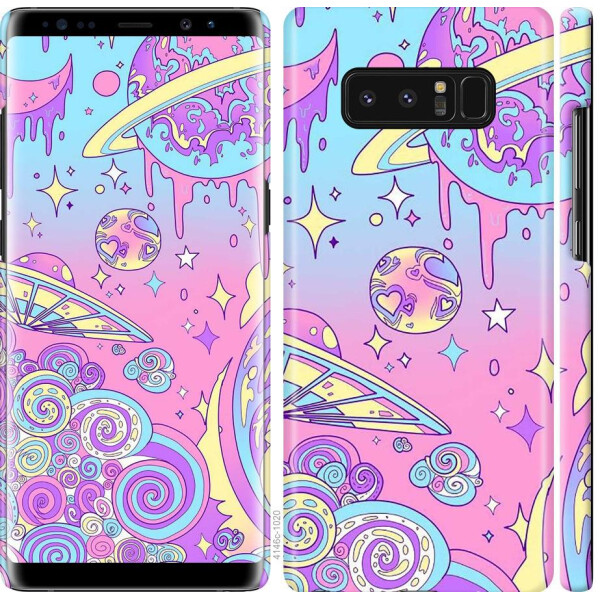 

Чехол на Samsung Galaxy Note 8 Розовая галактика (04798)