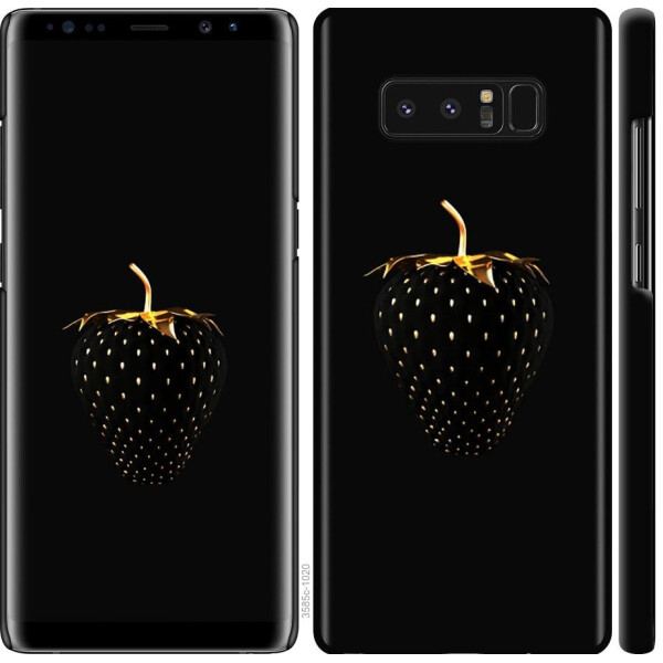 

Чехол на Samsung Galaxy Note 8 Черная клубника (04798)