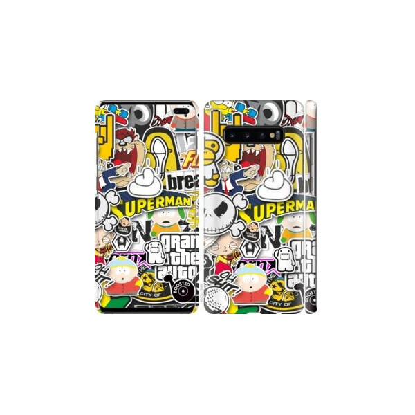 

Чехол на Samsung Galaxy S10 Plus Popular logos (04798)
