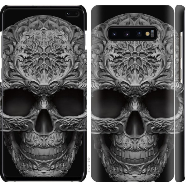 

Чехол на Samsung Galaxy S10 Plus skull-ornament (04798)