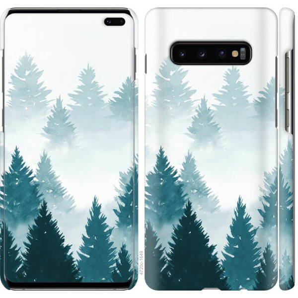 

Чехол на Samsung Galaxy S10 Plus Акварельные Елки (04798)