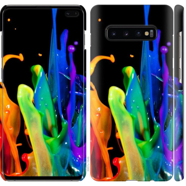 

Чехол на Samsung Galaxy S10 Plus брызги краски (04798)