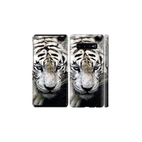 

Чехол на Samsung Galaxy S10 Plus Грустный белый тигр (04798)