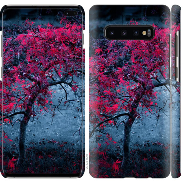 

Чехол на Samsung Galaxy S10 Plus Дерево с яркими листьями (04798)