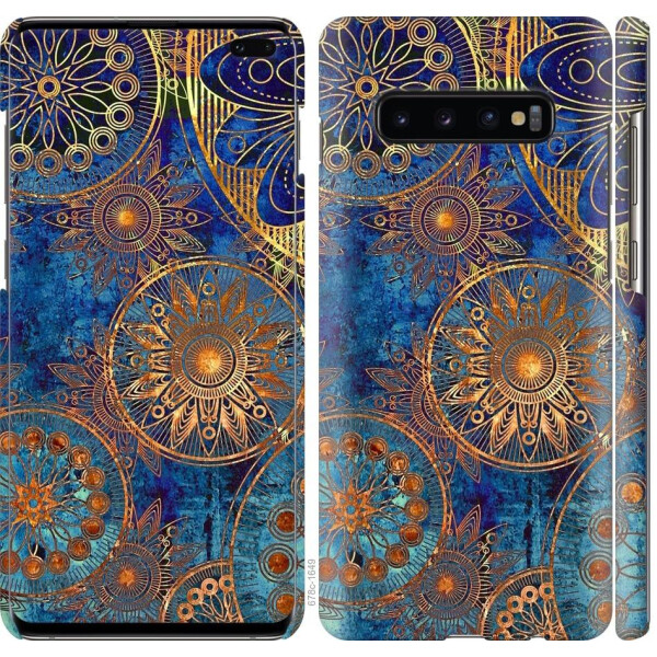 

Чехол на Samsung Galaxy S10 Plus Золотой узор (04798)