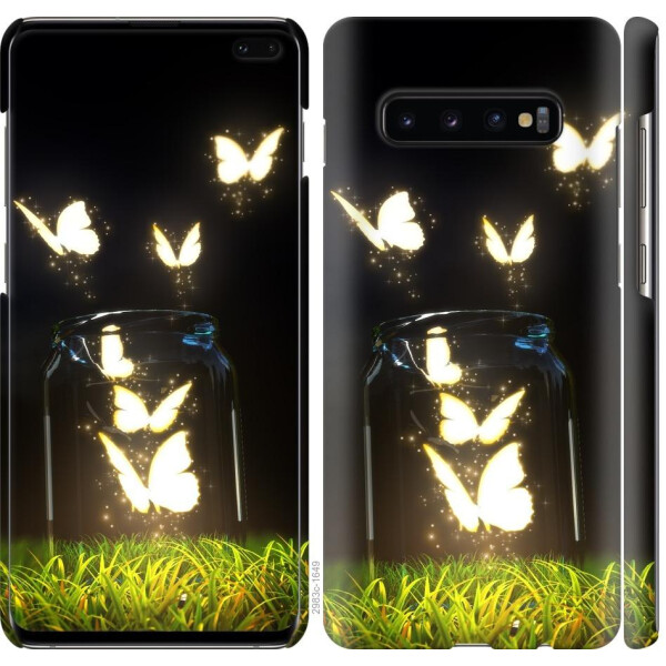 

Чехол на Samsung Galaxy S10 Plus Светящиеся бабочки (04798)