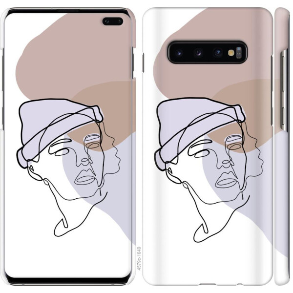 

Чехол на Samsung Galaxy S10 Plus Силуэт (04798)