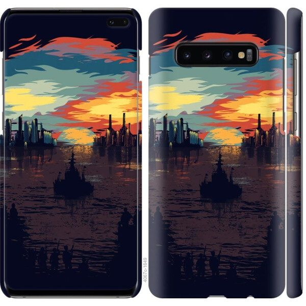 

Чехол на Samsung Galaxy S10 Plus Череп-абстракция (04798)