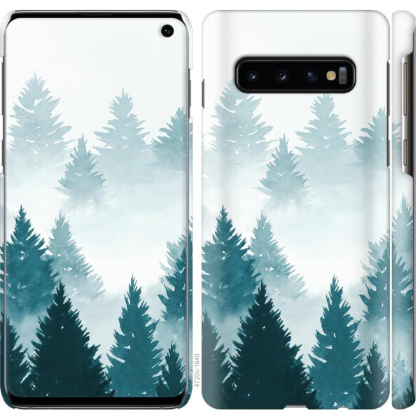 

Чехол на Samsung Galaxy S10 Акварельные Елки (04798)