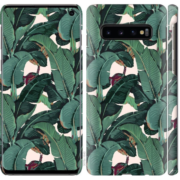 

Чехол на Samsung Galaxy S10 Банановые листья (04798)