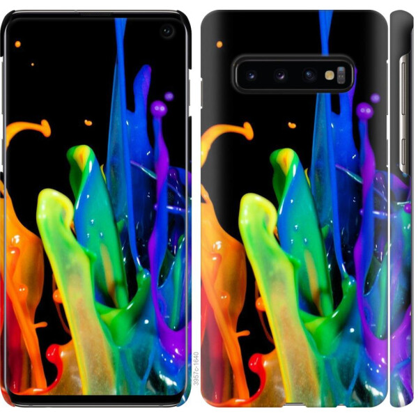 

Чехол на Samsung Galaxy S10 брызги краски (04798)
