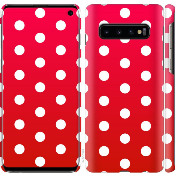 

Чехол на Samsung Galaxy S10 Градиент, Горошек (04798)