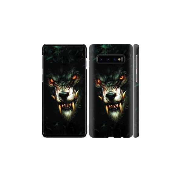 

Чехол на Samsung Galaxy S10 Дьявольский волк (04798)