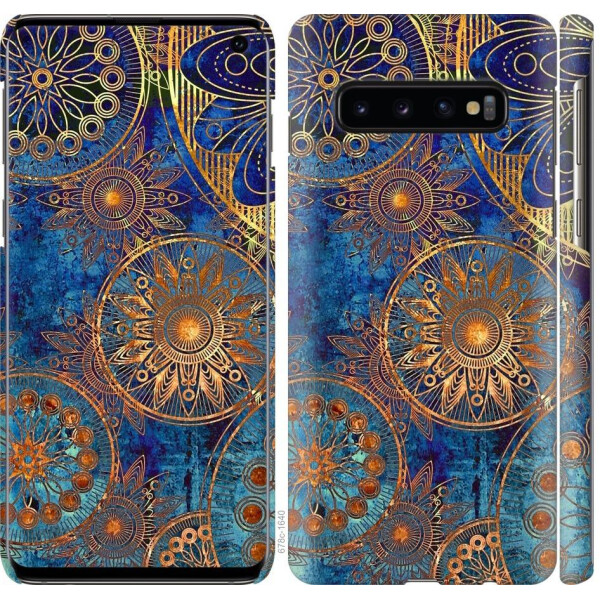 

Чехол на Samsung Galaxy S10 Золотой узор (04798)