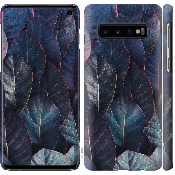 

Чехол на Samsung Galaxy S10 Листья v3 (04798)