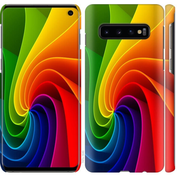 

Чехол на Samsung Galaxy S10 Радужный вихрь (04798)