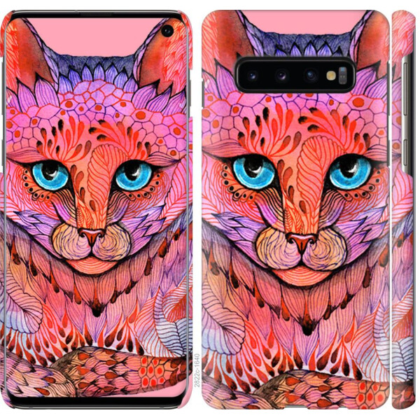 

Чехол на Samsung Galaxy S10 Узорчатая кошка (04798)