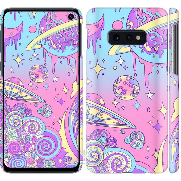 

Чехол на Samsung Galaxy S10e Розовая галактика (04798)