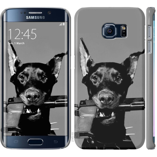 

Чехол на Samsung Galaxy S6 Edge G925F Доберман (04798)