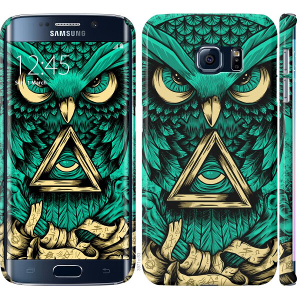 

Чехол на Samsung Galaxy S6 Edge G925F Сова Арт-тату (04798)