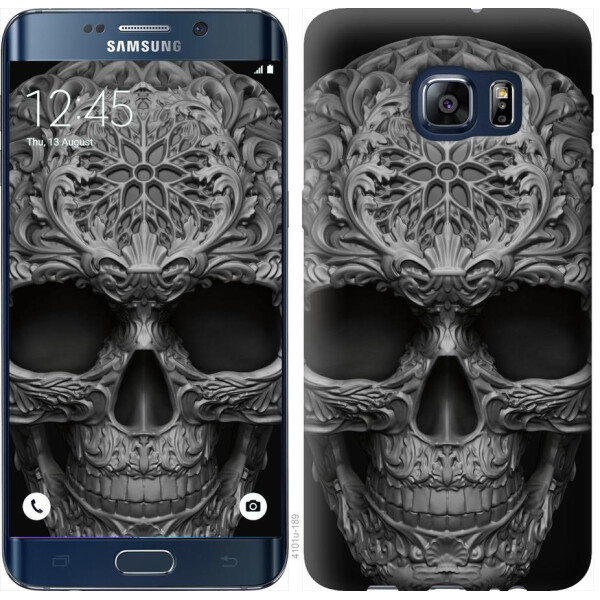 

Чехол на Samsung Galaxy S6 Edge Plus G928 skull-ornament (04798)