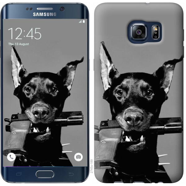 

Чехол на Samsung Galaxy S6 Edge Plus G928 Доберман (04798)
