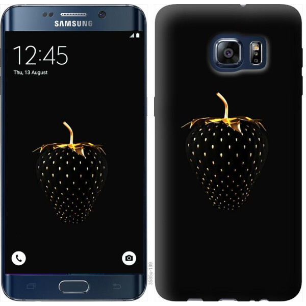 

Чехол на Samsung Galaxy S6 Edge Plus G928 Черная клубника (04798)