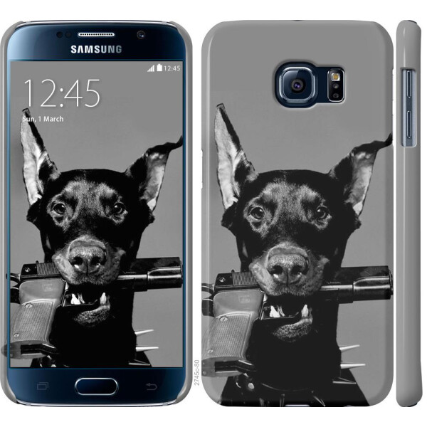 

Чехол на Samsung Galaxy S6 G920 Доберман (04798)