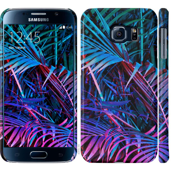 

Чехол на Samsung Galaxy S6 G920 Папоротник под ультрафиолетом (04798)