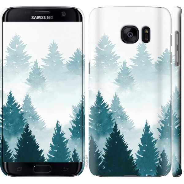 

Чехол на Samsung Galaxy S7 Edge G935F Акварельные Елки (04798)