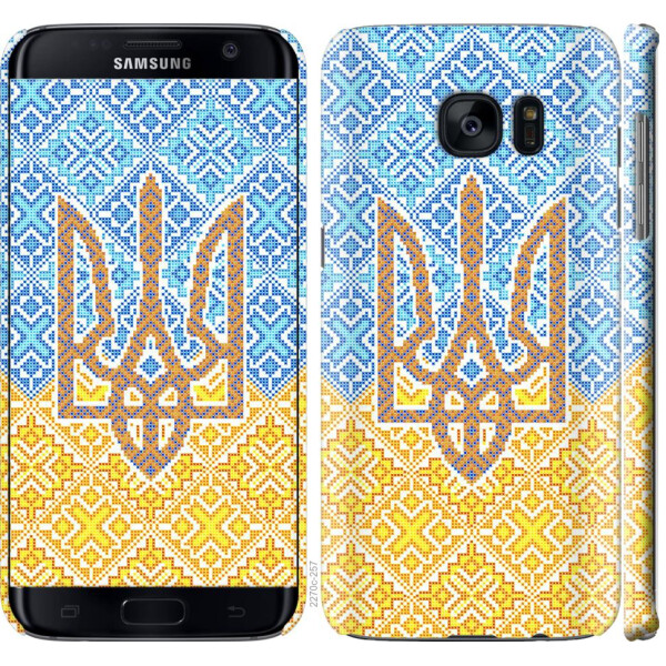 

Чехол на Samsung Galaxy S7 Edge G935F Герб Украины 2 (04798)