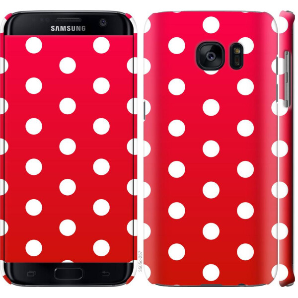 

Чехол на Samsung Galaxy S7 Edge G935F Градиент, Горошек (04798)