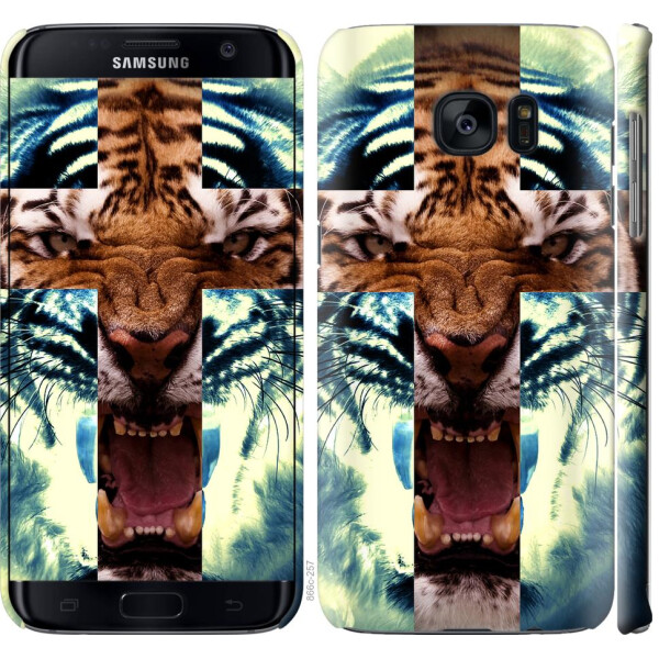 

Чехол на Samsung Galaxy S7 Edge G935F Злой тигр (04798)