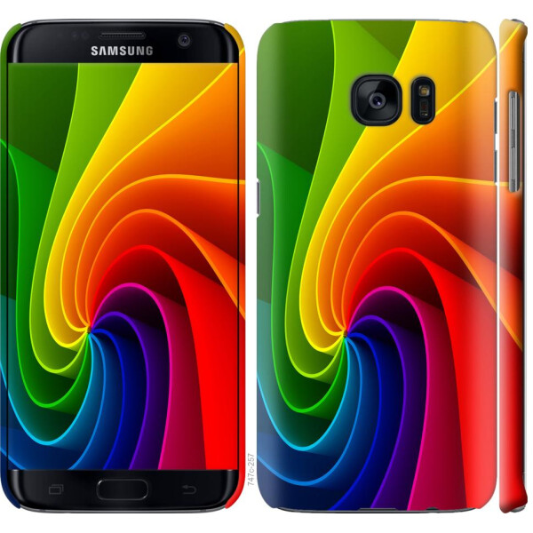 

Чехол на Samsung Galaxy S7 Edge G935F Радужный вихрь (04798)
