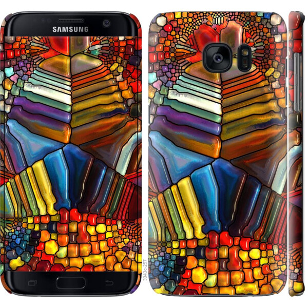 

Чехол на Samsung Galaxy S7 Edge G935F Разноцветный витраж (04798)