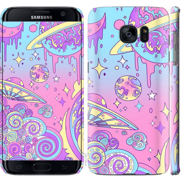 

Чехол на Samsung Galaxy S7 Edge G935F Розовая галактика (04798)