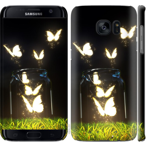 

Чехол на Samsung Galaxy S7 Edge G935F Светящиеся бабочки (04798)