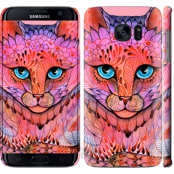 

Чехол на Samsung Galaxy S7 Edge G935F Узорчатая кошка (04798)